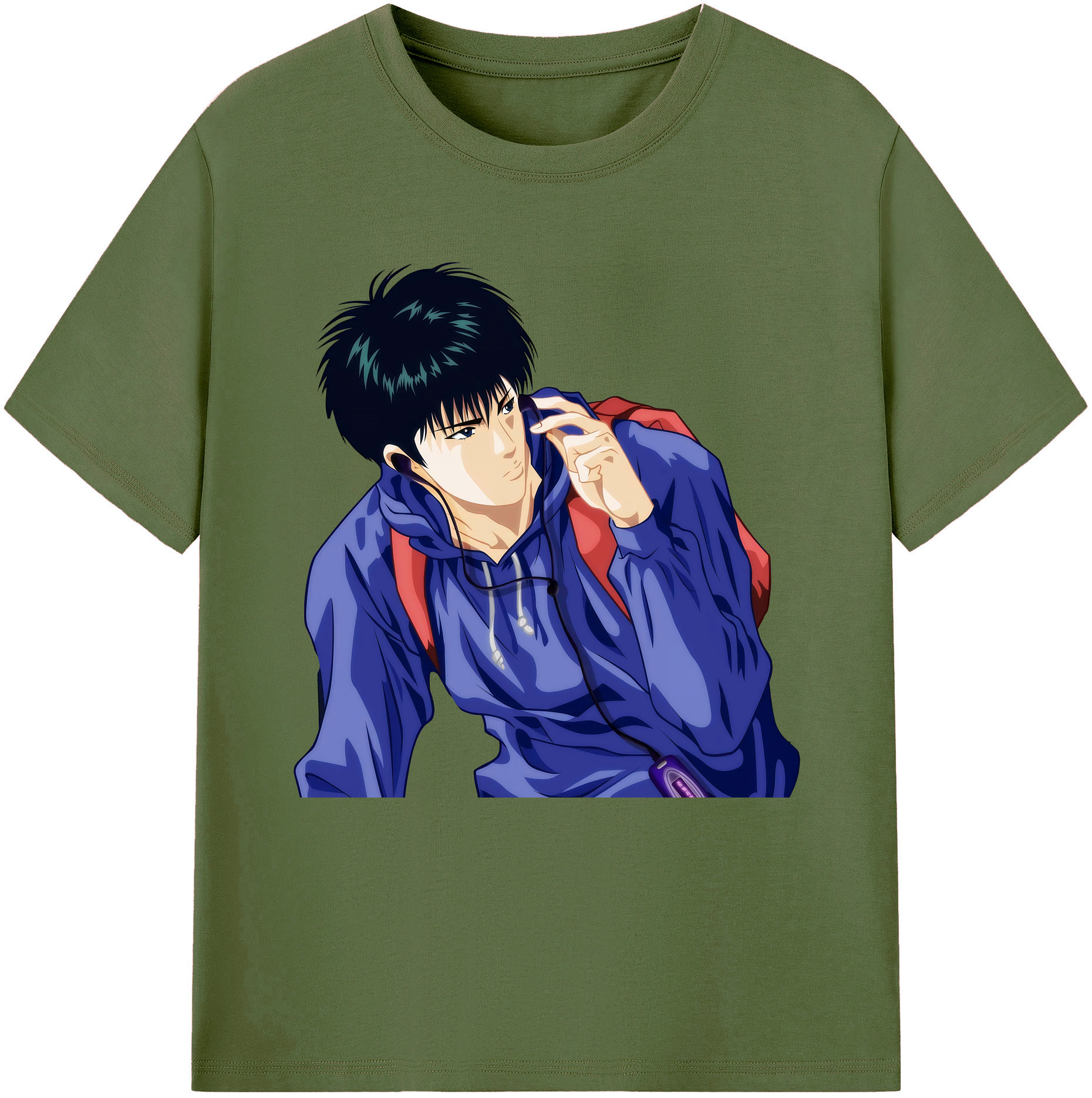 SLAM DUNK／スラムダンク 綿100％半袖Tシャツ（フロントプリント）